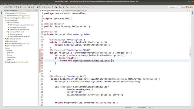 JAVA REST API Exception смотреть онлайн
