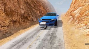 БОЛЬШАЯ ПОГОНЯ! УХОД ОТ ПОЛИЦИИ НА МАШИНЕ ГИГАНТЕ | BeamNG.drive
