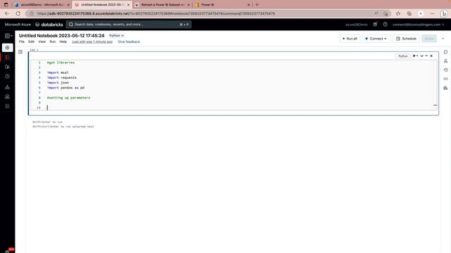How To Refresh Your Power Bi Dataset Using Python? #python #powerbi #biconsultingpro смотреть онлайн