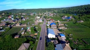 Ельцовка, Алтайский край, с высоты птичьего полёта!!! 4K