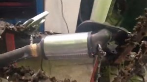 Ремонт катализаторов BMW X5  3.0i. Установка пламегасителей.