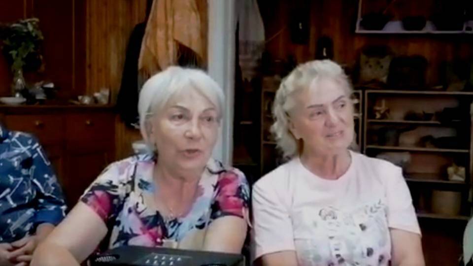 Нина Пономарёва и Галина Кузнецова  "Пристань счастья" (музыка и слова Ирины Скибиной)