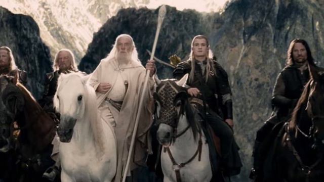 Гэндальф и его друзья.  "Последняя поэма" песня из кинофильма.