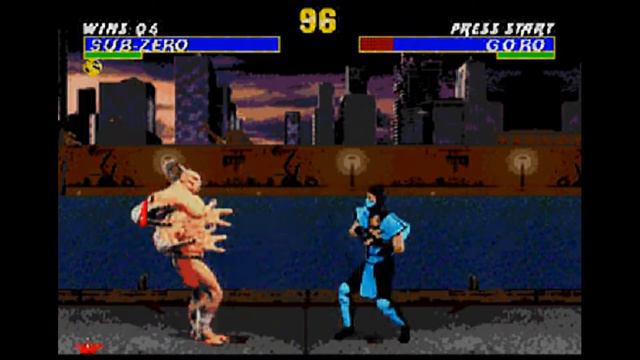 Ultimate Mortal Kombat Trilogy-- Subzero Mk2 --Hardest