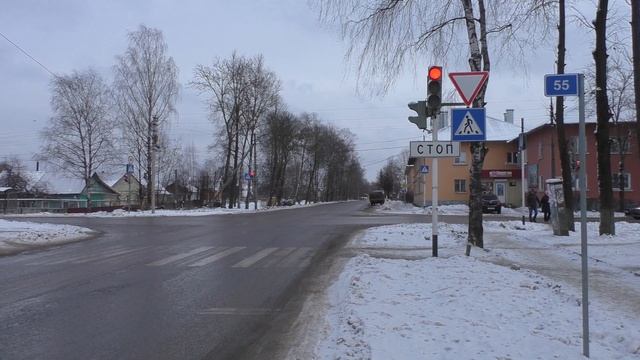 Новогодний город Остров 2021. Поезда, автобусы, прогулка по городу