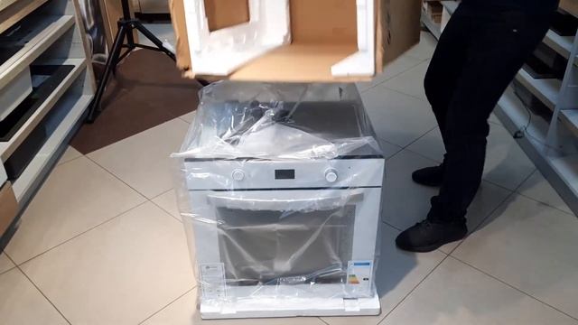 SCHTOFF DÉCOR 845 - электрический духовой шкаф полностью в белом цвете. Смотрим распаковку. смотреть онлайн