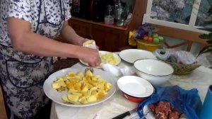 Жаренный картофель с куркумой!!!