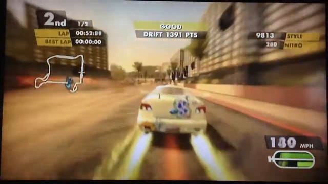 NFS: Nitro (Wii) - Arcade - Circuit Race: Tahrir Square | Subaru Impreza WRX STI Nitro смотреть онлайн