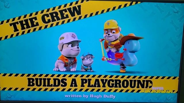 (NEW!!!) Rubble and Crew (2023) S1, The Crew builds a Playground!
