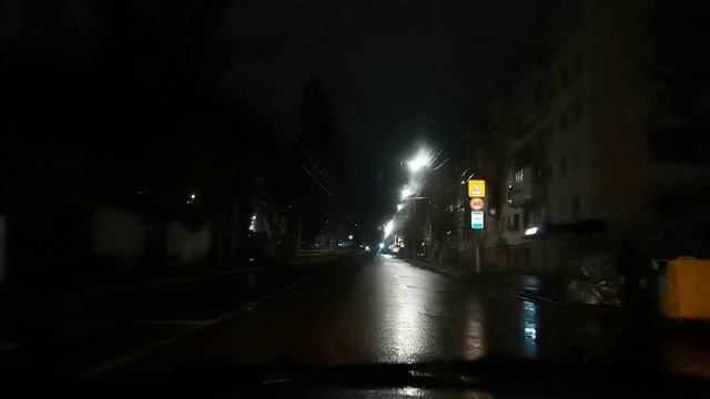 Поездка по ночному Саратову