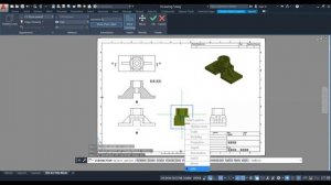 Genearte Layout fom 3d Autocad & dimensioning