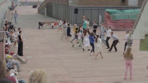 Кадриль. Танцы на набережной в парке Горького