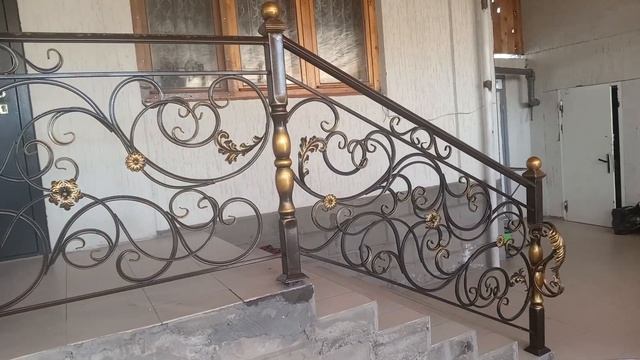 кованые перила, холодная ковка смотреть онлайн