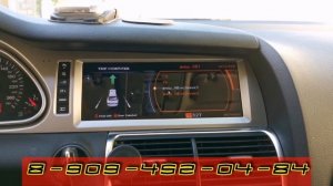 AUDI Q7 замена штатного монитора.