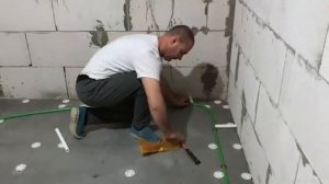 ТЁПЛЫЙ ПОЛ ВОДЯНОЙ СВОИМИ РУКАМИ ??// РАЗМЕР КОНТУРА : РАСЧЁТ ?// РЕМОНТ В нашем ЧАСТНОМ ДОМЕ