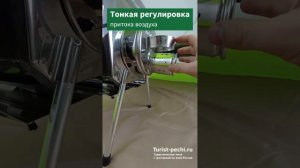 Печь Турист 15 с 3Д экранами — Туристическая, дровяная, походная печь для палатки.