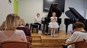 Г.Телеман Гавот - Карпухины Алиса и Максим, ДШИ им.Даргомыжского