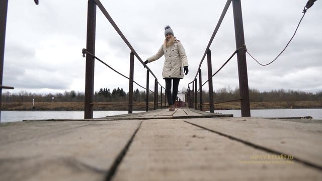 Понтонный мост через Канал имени Москвы
