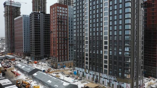 City Bay | Январь 2023 | Промежуточный отчет о динамике строительства | MR Group