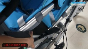 taga bike stroller twin second seat installation