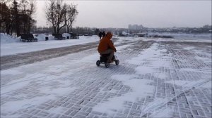 снегокат из гироскутера ч.3
