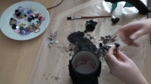 Diy  Mixed Media Tutorial/ МК карандашница в стиле Mixed Media/Декор своими руками