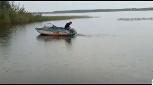 Ручной мотор на лодке Неман ч.1