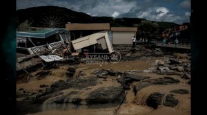 Лермонтово оказалось в водном плену. Сильные дожди привели к подтоплению. Движение полностью закрыт