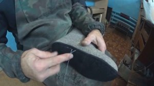 ПОДШИВКА ВАЛЕНОК (как я это делаю с помощью...)
