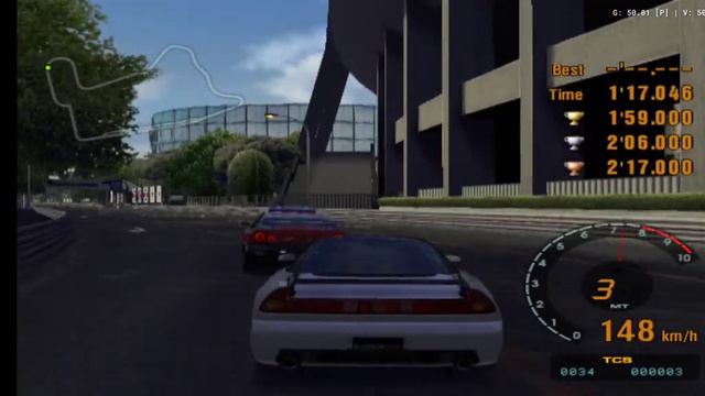 Gran Turismo Concept 2002 - Course License 7 Gameplay(AetherSX2) смотреть онлайн