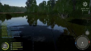 Озеро Комариное • Карась Серебряный • Трофейная плотва • РР4 • Русская рыбалка 4 • 2023 год