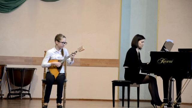 Цимбалиста Анастасия ДШИ №3 им.Солдатова Могилев, 2 возрастная группа. балалайка