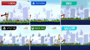 Angry Birds Trilogy (2012) 3DS vs PS Vita vs Wii vs PS3 vs XBOX 360 vs Wii U