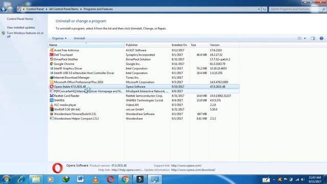 How to uninstall Opera Mini in Windows 7 смотреть онлайн