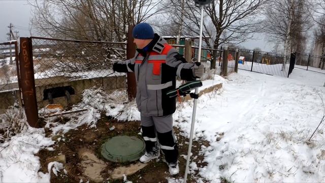 Нанесение теплосети на план. Поиск подземной теплосети.