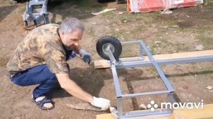 Мини Прицеп для лодки пвх своими руками