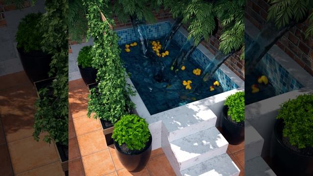 Water pool c4d animation смотреть онлайн