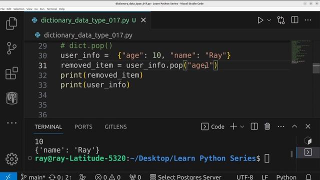 Python Dictionary Methods - Learn Python Series 18