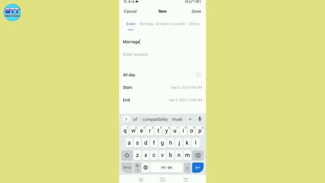 How to set event schedule - Event reminder - Event calendar - Gyanendra tech tricks смотреть онлайн