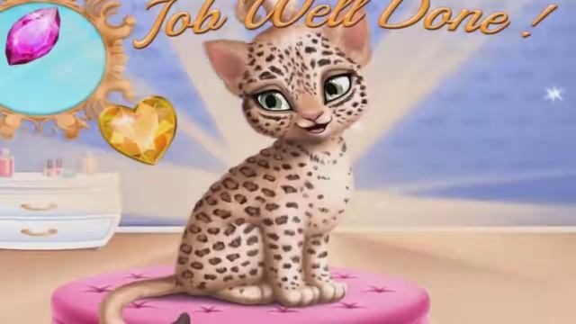 Весело Уход за животными-Makeover Узнайте цвета Детские игры для девочек Кошка парикмахерс смотреть онлайн