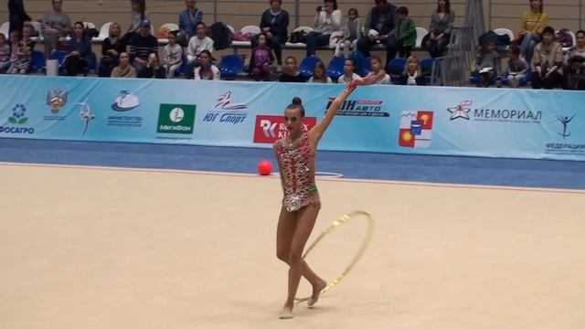 Кузнецова Карина, обруч. ЧР, Сочи, 14.04.16 смотреть онлайн