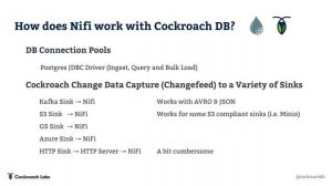 Scaling Ingestion into CockroachDB with Apache Nifi