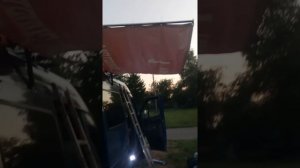Самодельная маркиза/ тент на кемпер. Мерседес спринтер. За 20 минут.