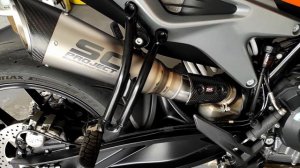 KTM DUKE 790 | SC Project S1 slip-on install | sound check