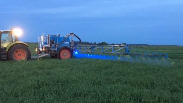 Опрыскивание гербицидом ARION 630 + PRIMUS смотреть онлайн