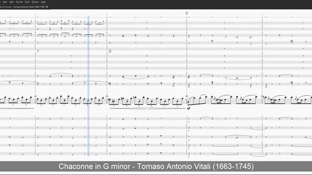 Vitali - Chaconne in G minor - VOO - Level 0 Violin Solo + Orchestra + Organ смотреть онлайн