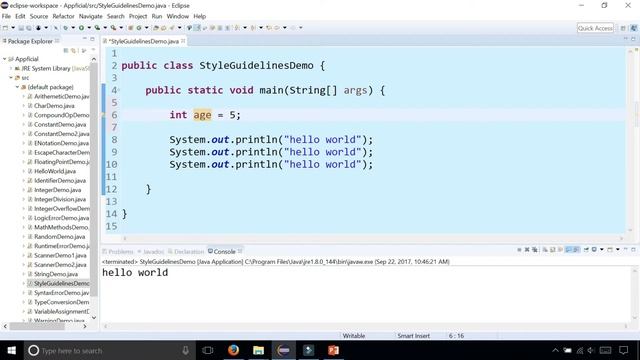 Java Style Guidelines - Common Style Conventions for Programming - Java Tutorial - Appficial смотреть онлайн