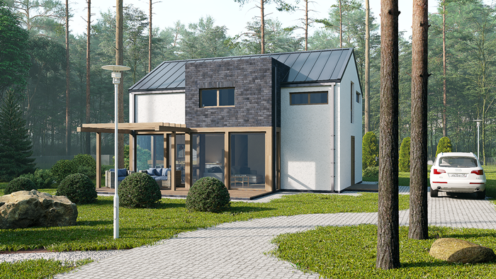 Проект дома Барн 157