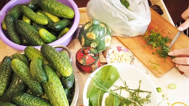 Огурцы в пакете, как приготовить.