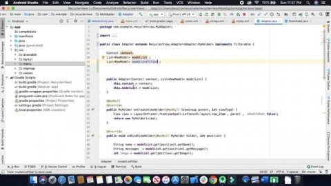 How to Filter a Recyclerview With Searchview - Android Studio Tutorial || 2020